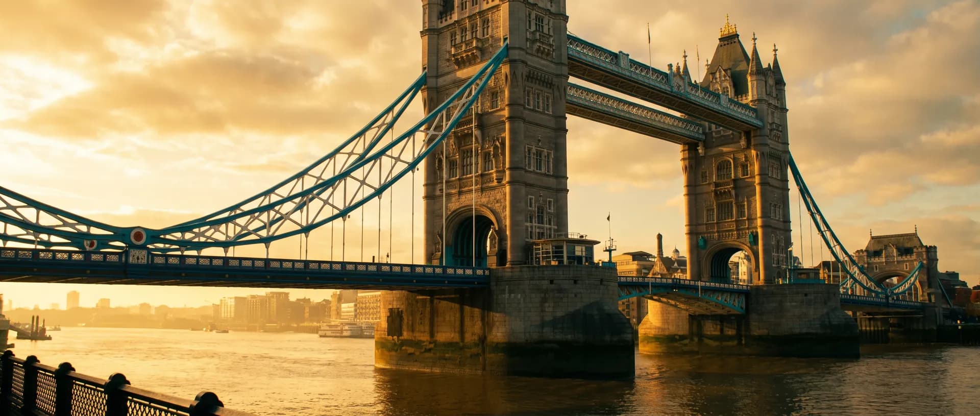 Tower Bridge London at golden hour, near Uxbridge, Greater London