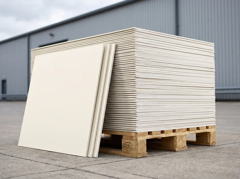 Plasterboard: Standard, moisture-resistant and fire-rated wallboard. from Star Hawk Builders Merchant